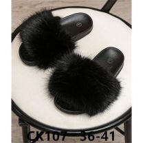 Klapki z futerkiem(36-41/12P)