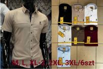 Koszula Krótka Męska (M-3XL/6zt)