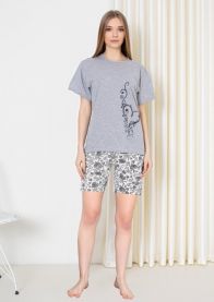 Piżama damska (L-3XL/4kompletów)