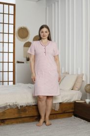 Koszula nocna damska (2XL-4XL/3szt)