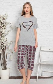 Piżama damska (L-3XL/4kompletów)