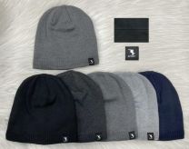 Czapki męskie (uniwersalny/12szt)