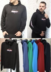 Bluzy z kapturem męskie (M-2XL/12szt)
