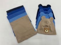 Komplet Czapki Dzieci (uniwersalny/12kpt)