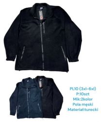 Bluzy bez kaptura męskie Turecka-Polary (3XL-6XL/10szt)