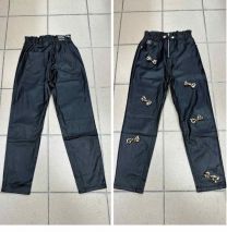 Spodnie ekoskóra damskie (34-42/10szt)