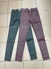 Spodnie ekoskóra damskie (34-42/10szt)