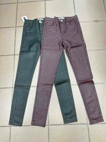 Spodnie ekoskóra damskie (34-42/10szt)