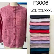 Swetry damskie (L-3XL/12szt)