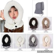 Czapki damskie (uniwersalny/12szt)