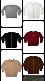 Bluzy bez kaptura damskie (M-XL/12szt)