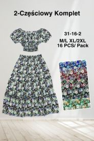 Komplet damskie (M-2XL/16kompletów)