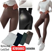 Spodnie ekoskóra damskie (S-2XL/12szt)