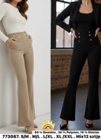 Spodnie elastyczny (S-2XL/12szt)