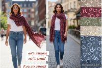 Szaliki damskie (uniwersalny/12szt)