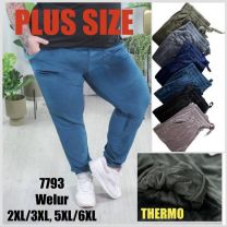 PLUS_Spodnie welurowy (2-6XL/12 szt)