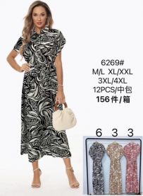 Sukienki damskie (M-4XL/12 szt)