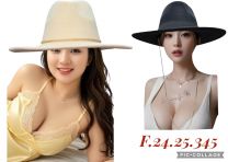 Kapelusz damskie (uniwersalny/12szt)