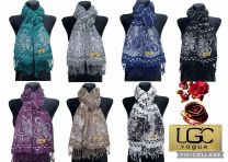 Szaliki damskie (uniwersalny/12szt)