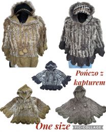 Ponczo damska (uniwersalny/12szt)