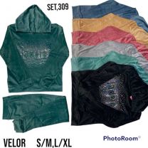 Komplety welurowe (S-XL/12kpt)