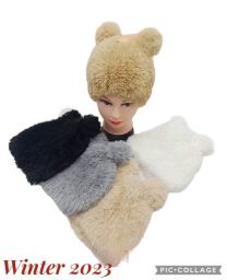 Czapki damskie (uniwersalny/12szt)