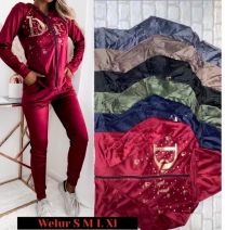 Komplety welurowe (S-XL/12kpt)