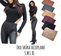 Spodnie ekoskóra damskie (S-XL/12szt)