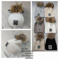 Czapki damskie (uniwersalny/12szt)