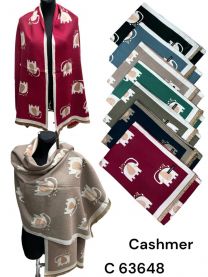 Szaliki damskie (uniwersalny/12szt)