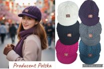 Czapki damskie (uniwersalny/12szt)