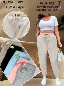 Spodnie dresowy damskie (2-5XL/12szt)