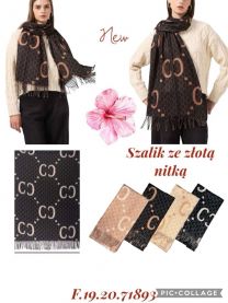 Szaliki damskie (uniwersalny/12szt)