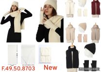 Komplet czapki damskie (uniwersalny/12kpt)