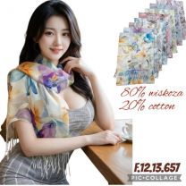 Szaliki damskie (uniwersalny/12szt)