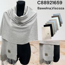 Szaliki damskie (uniwersalny/12szt)