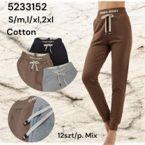 Spodnie dresowy damskie (S-2XL/12szt)