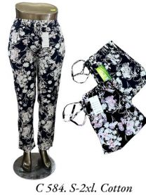 Spodnie letnie damskie (S-2XL/12szt)