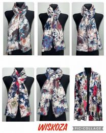 Szaliki damskie (uniwersalny/12szt)