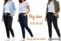 PLUS_Spodnie dresowy damskie (XL-6XL/12szt)