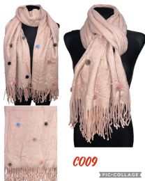 Szaliki damskie (uniwersalny/12szt)