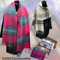 Szaliki damskie (uniwersalny/12szt)