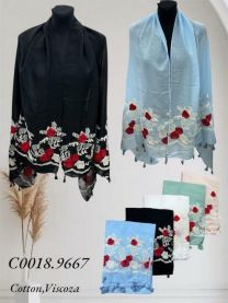 Szaliki damskie (uniwersalny/12szt)