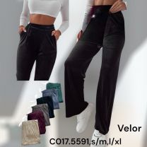 Spodnie welurowy (S-XL/12szt)