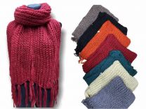 Szaliki damskie (uniwersalny/12szt)