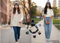 Czapki damskie (uniwersalny/12szt)