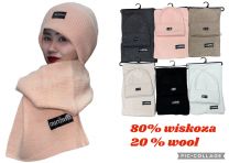 Komplet czapki damskie (uniwersalny/12kpt)