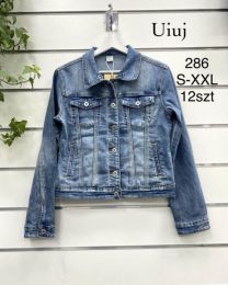 Kurtka jeansowa damska (S-2XL/12szt)