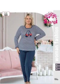 Piżama damska Turecka (2-4XL/10kpt)