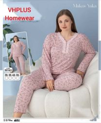 Piżama damska (2-5XL/4kpt)